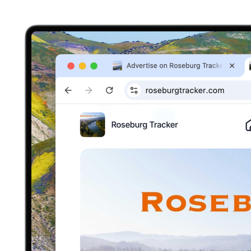 Tracker desktop mockup